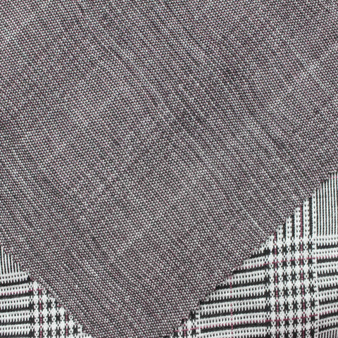 Black Plaid Jacquard, Polyester, 292 gsm