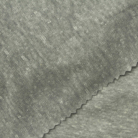 Heather Grey Marl Jersey Knit, Poly-Viscose