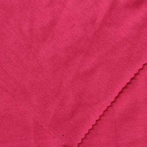 Polyester Cotton Jersey Knit Fabric, 140 gsm — Pink
