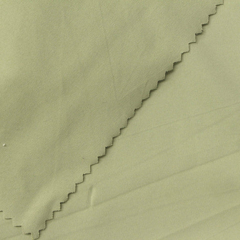 Polyester Stretch Sateen Fabric, 250 gsm — Green