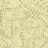 Cream Openwork-Diamond Pointelle Knit, Poly-Viscose — photo 1