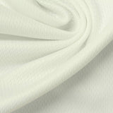 100% Polyester Birdseye Knit Fabric, 170 gsm, 160 cm — White — photo 1