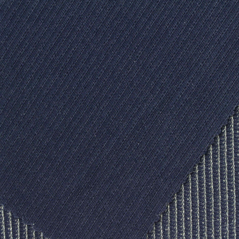 White Vertical-Stripe Knit, Nylon