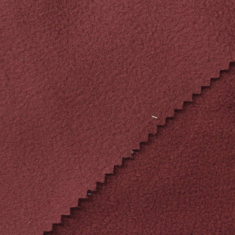 100% Polyester Fleece Fabric, 235 gsm, 168 cm — Red
