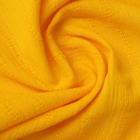 100% Cotton Woven Fabric, 95 gsm, 155 cm — Yellow