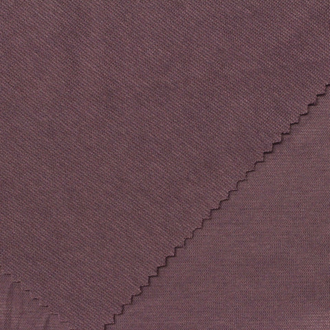 Polyester Viscose Stretch Rib Knit Fabric, 200 gsm, 158 cm — Purple