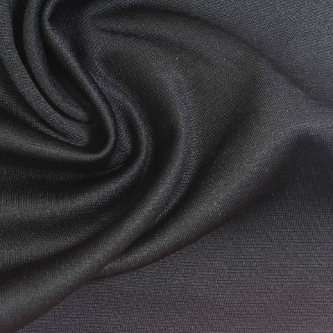 Polyester Stretch Ponte Knit Fabric, 290 gsm, 165 cm — Grey
