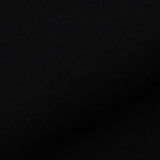 Polyester Viscose Stretch Scuba Knit Fabric, 449 gsm — Black — photo 1