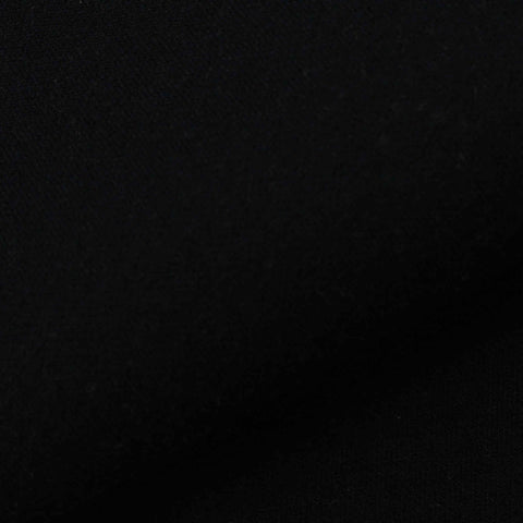 Polyester Viscose Stretch Scuba Knit Fabric, 449 gsm — Black