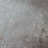 Light Blue Paisley Jacquard, Poly-Viscose — photo 1