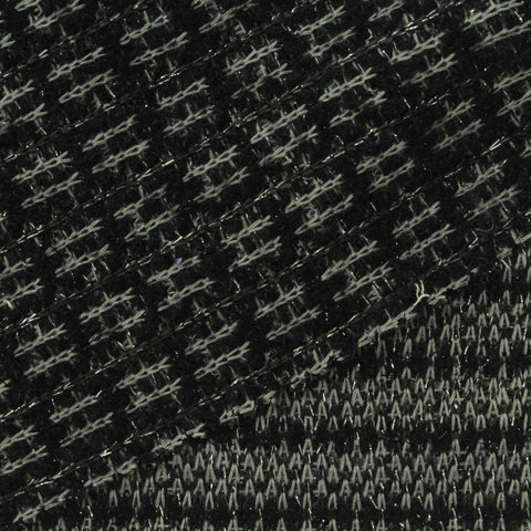 Dark Grey Horizontal-Stripe Bouclé, Polyester