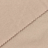 Polyester Metallic Stretch Interlock Knit Fabric, 268 gsm, 170 cm — Beige — photo 1