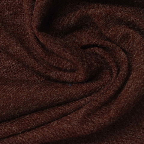 Brown Marl Jersey Knit, Acrylic-Nylon