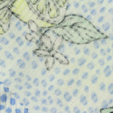 Blue Dots Rib Knit, Polyester, 152 gsm — photo 1