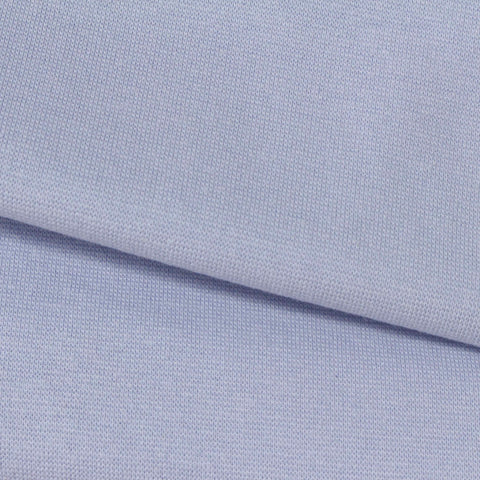 Cotton Stretch Rib Knit Fabric, 280 gsm, 180 cm — Blue