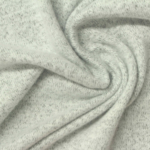 Light Grey Marl Chunky Knit, Polyester, 300 gsm