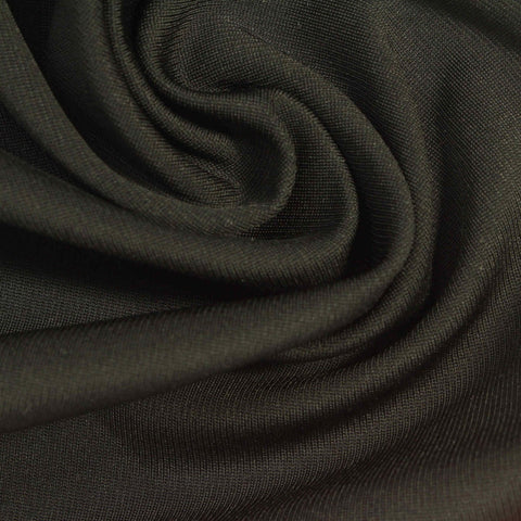 Acetate Stretch Ponte Knit Fabric, 270 gsm, 155 cm — Grey