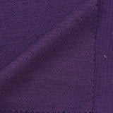 Heathered Purple Marl Rib Knit, Viscose-Nylon — photo 1