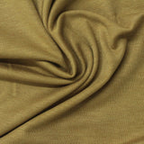 Tencel Lyocell Acetate Stretch Rib Knit Fabric, 210 gsm, 155 cm — Khaki — photo 1