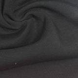 Viscose Polyester Stretch Scuba Knit Fabric, 340 gsm, 170 cm — Black — photo 1