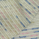 Blue Horizontal-Dash Bouclé, Polyester — photo 1