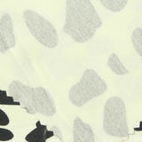 Black Animal Print Jersey Knit, Viscose, 300 gsm — photo 1