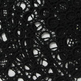 Black Floral Knit, Polyester, 65 cm — photo 1