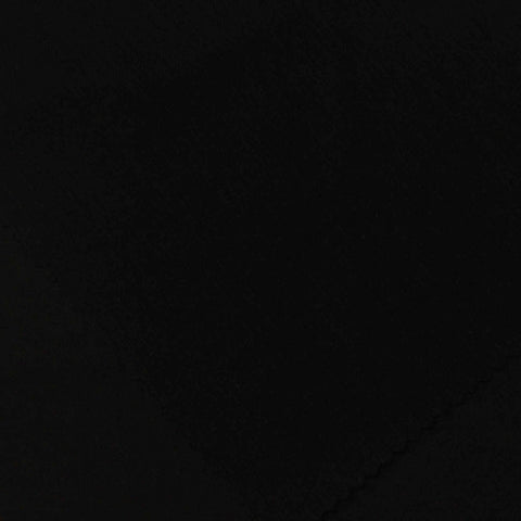 Slub Viscose Nylon Stretch Ponte Knit Fabric, 280 gsm, 160 cm — Black