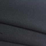 Cotton Stretch Rib Knit Fabric, 405 gsm, 110 cm — Navy — photo 1