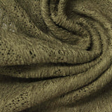 Olive Openwork Warp Knit, Polyester — photo 1