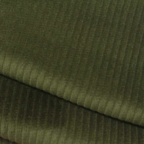 100% Cotton Corduroy Fabric, 292 gsm — Green