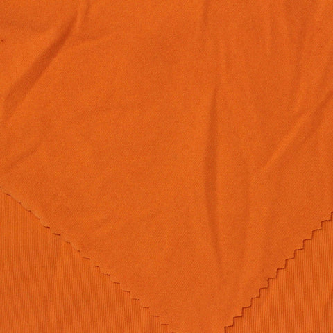Polyester Stretch Jersey Knit Fabric, 270 gsm, 160 cm — Orange