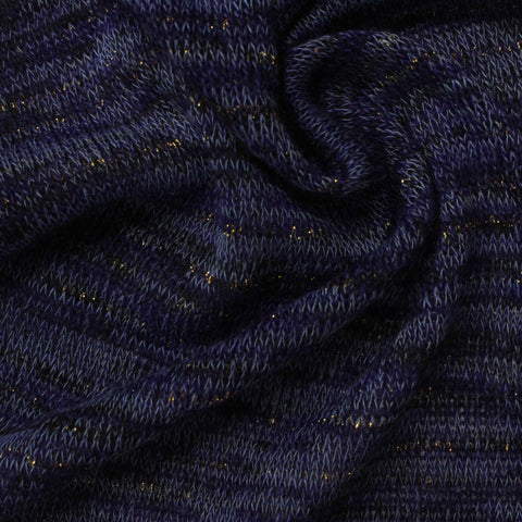 Blue Marl Knit, 177 gsm