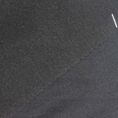 Dark Grey Marl French Terry, Poly-Cotton, 175 gsm