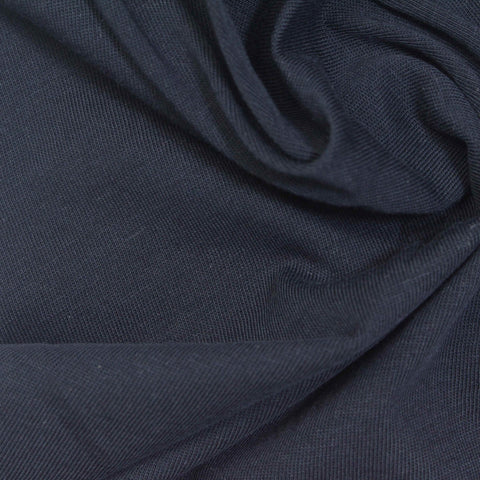 100% Cotton Jersey Knit Fabric, 145 gsm, 150 cm — Navy
