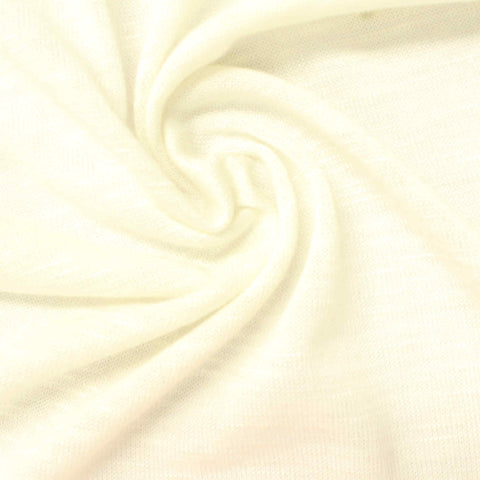 Viscose Polyester Chunky Knit Fabric, 173 gsm, 155 cm — Yellow