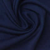 Polyester Viscose Piqué Knit Fabric, 260 gsm, 170 cm — Navy — photo 1