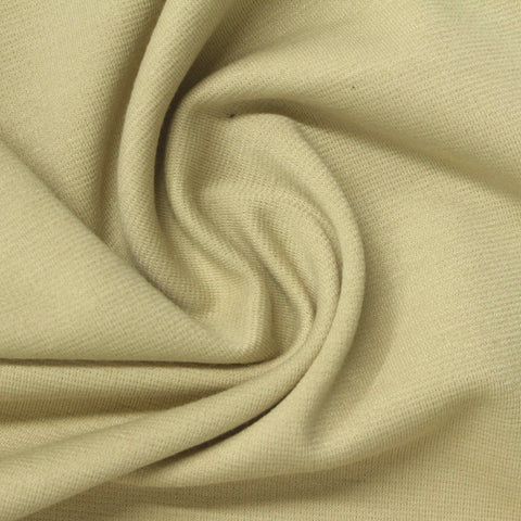 Polyester Stretch Ponte Knit Fabric, 280 gsm, 155 cm — Khaki