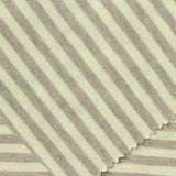 Beige Stripe Jersey Knit, Viscose — photo 1