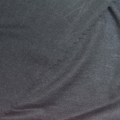 Dark Grey Marl Jersey Knit, Poly-Viscose, 143 gsm