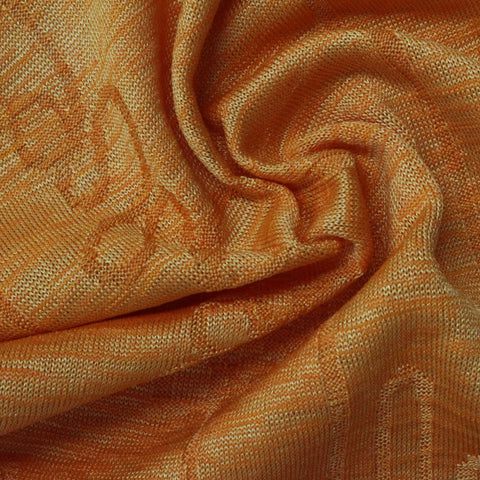 Orange Marl Jacquard