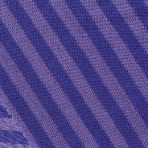 Purple Horizontal-Stripe Jersey Knit, Polyester, 170 gsm