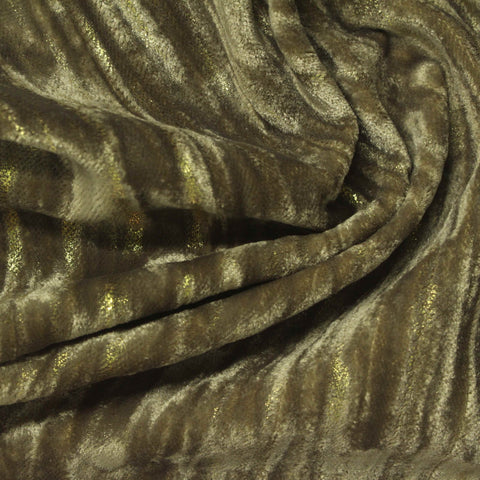 Gold Abstract Knit, Polyester, 210 gsm