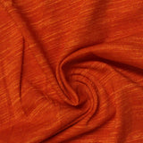 Cotton Polyester Stretch Jersey Knit Fabric, 160 gsm, 172 cm — Orange — photo 1