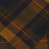 Dark Blue Plaid Woven, Cotton — photo 1