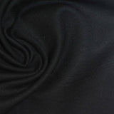 Viscose Nylon Stretch Ponte Knit Fabric, 320 gsm, 160 cm — Black — photo 1