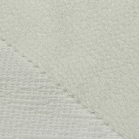 Off-White Geometric Crepe, Polyester