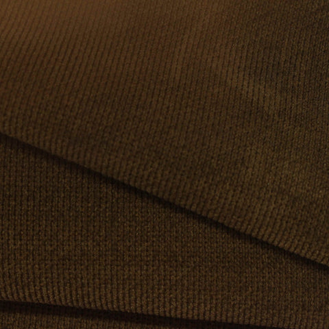 Polyester Stretch Knit Fabric, 300 gsm, 140 cm — Brown
