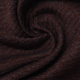Dark Red Marl Interlock Knit, Polyester, 283 gsm — photo 1