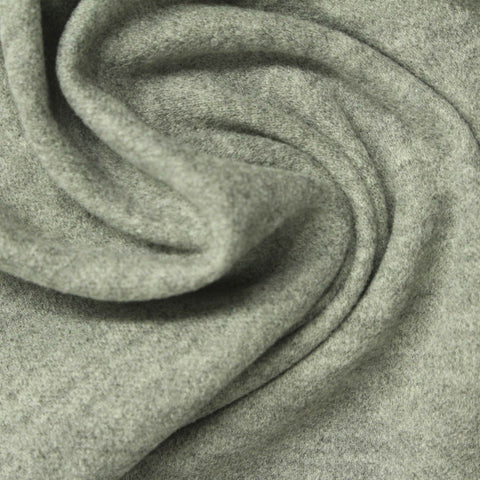 Light Grey Marl Jersey Knit, Poly-Viscose, 280 gsm